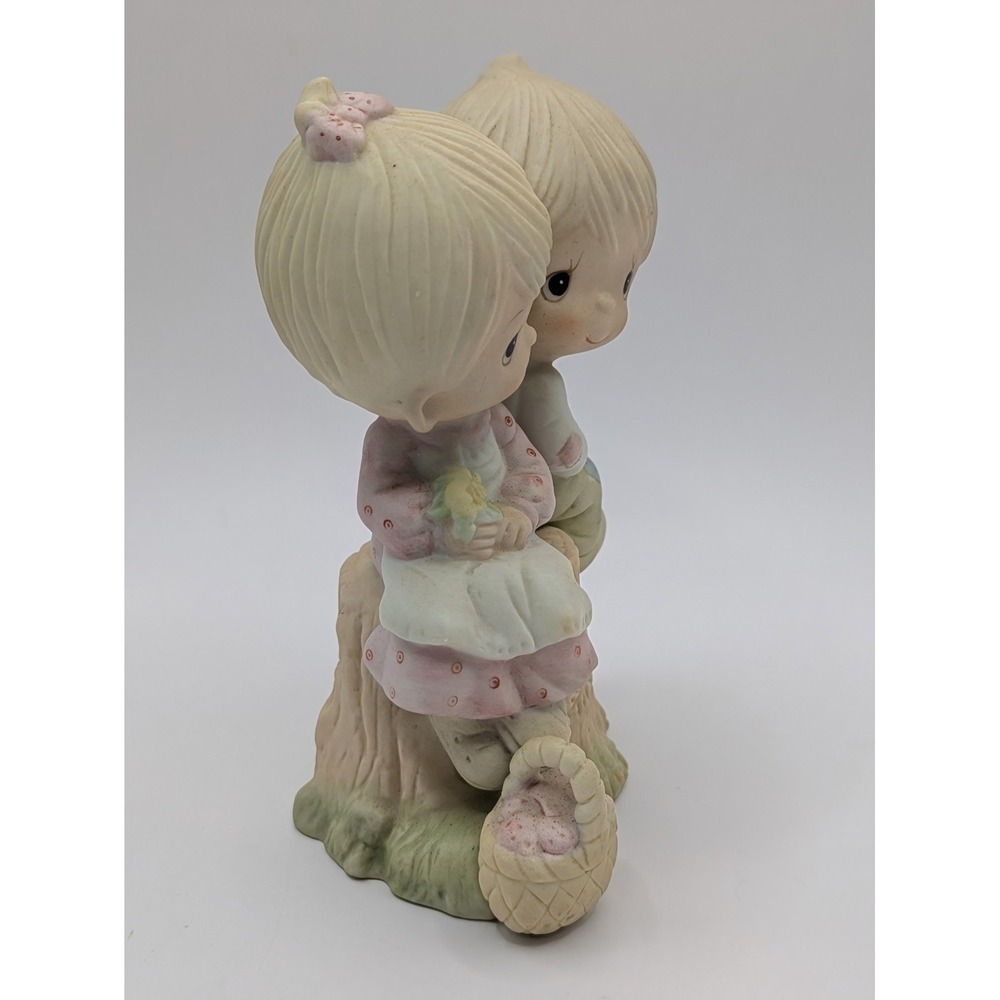 Prescious Moments Figurines Lot Of 3 He Watches -Love One Another-Love Lifted Me - Picture 10 of 16